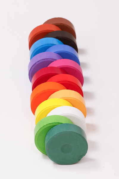 Temperablöcke, 55 mm, 6 Stück, Farbe wählbar