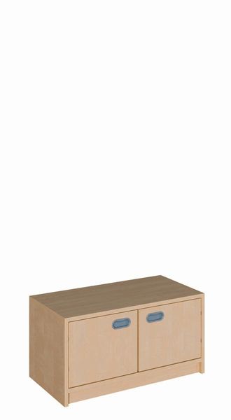 Schrank mit 2 Türen ohne Mittelwand (B/H: 78 x 40 cm)