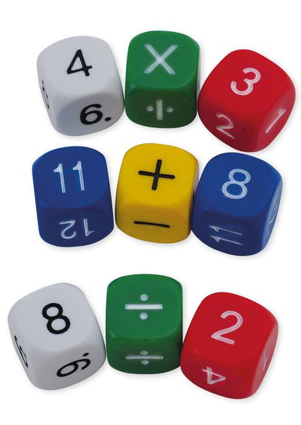 Würfel, Würfelset, Zahlenwürfel, Zahlenwürfel-Set, Würfel mit Symbolen