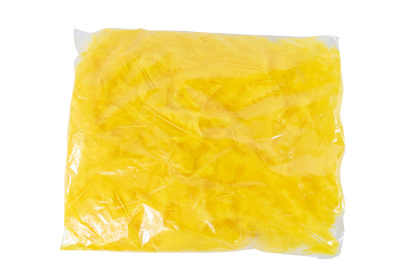 Gelbe Federn, 50 g, 250 Stück 