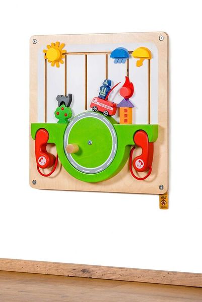 Holzspielzeug, Mobiles Spielbrett, Sortierwerkzeug, Giraffe, Kreisel