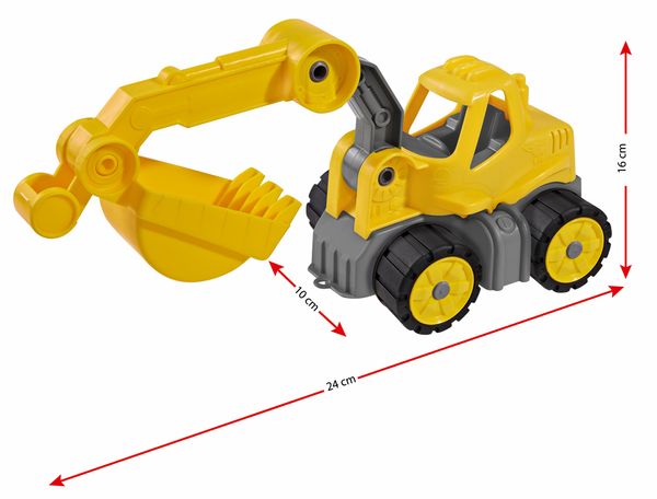 BIG Power-Worker Mini Bagger, Kunststoff, 23 x 10 x 11,5 cm, 2-5 Jahre BIG Power-Worker Mini Bagger, Kunststoff, 23 x 10 x 11,5 cm, 2-5 Jahre