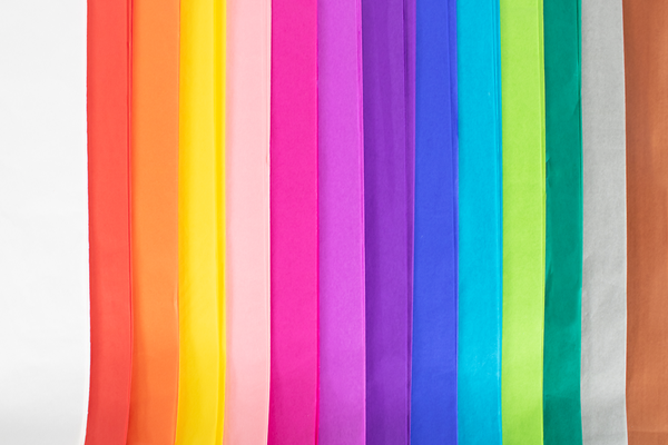 FOLIA Blumenseidenpapier, 50 x 70 cm, 26 Bogen in einer Farbe (wählbar)
