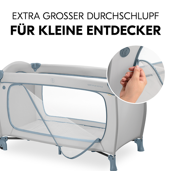 HAUCK Reisebett - Sleep N Play Go Plus - Dusty Blue