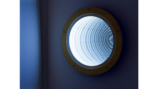 Unendlichkeits-Spiegel, rund