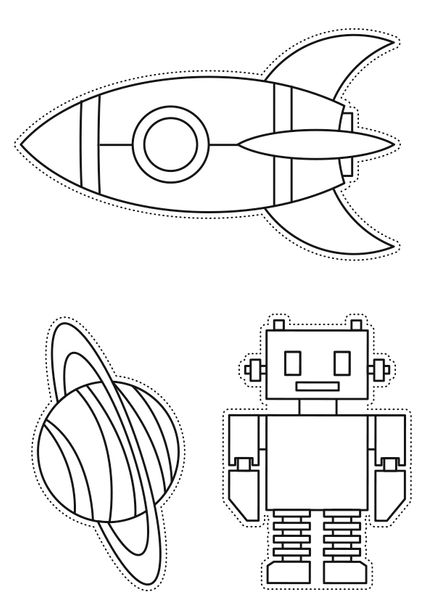 Rakete, Robot, Planet, Raumfahrt, Weltraum