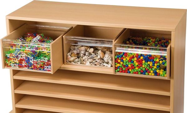 Materialkasten 4er-Set, Dekor wählbar