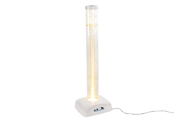 Tischlampe, LED-Lampe, Stehlampe, Glas-Säule, Beleuchtung