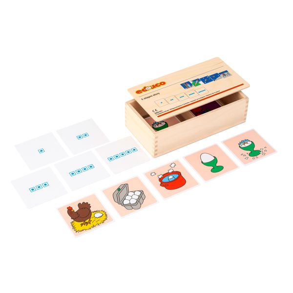 karten, holzbox, spielkarten, tierkarten, päckchen
