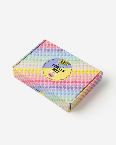 FOLIA Perlen-Mix, 9 mm, Großpackung, 500g, Farbe wählbar