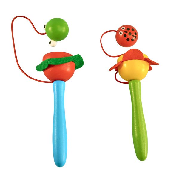 Kinder Spielzeug, Rassel, Klingelspielzeug, bunte Rassel, Rasselstab