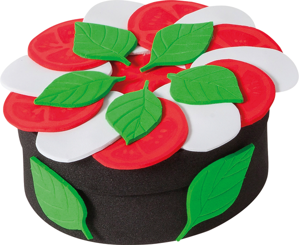 FOLIA Moosgummi selbstklebend Basic, 20 x 29 cm, 7 Bogen