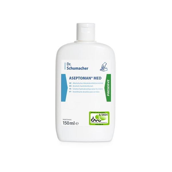 Aseptoman MED Händedesinfektion (Dr. Schumacher), VAH zertifiziert, 1 x 150 ml