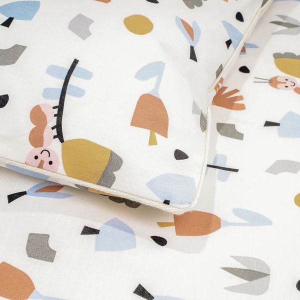 JULIUS ZÖLLNER Bettwäsche Crazy Flowers, 100% Bio-Baumwolle, 100x135 cm JULIUS ZÖLLNER Bettwäsche Crazy Flowers, 100% Bio-Baumwolle, 100x135 cm