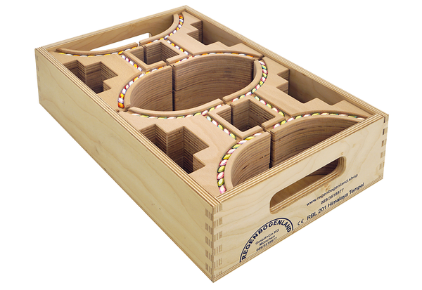 REGENBOGENLAND Himalaya-Tempel, 8 Elemente mit 432 Glitzersteinen REGENBOGENLAND Himalaya-Tempel, 8 Elemente mit 432 Glitzersteinen