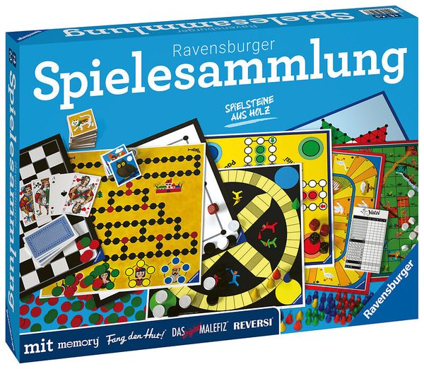 RAVENSBURGER Spielesammlung - Gesellschaftsspiele & Brettspiele, ab 4 Jahre RAVENSBURGER Spielesammlung - Gesellschaftsspiele & Brettspiele, ab 4 Jahre