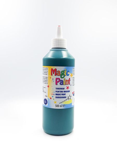 Magic Paint Zauberfarbe, 7er Set, farbig sortiert inkl. Textilmedium, je 500 ml