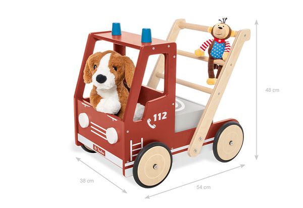 PINOLINO Lauflernwagen Feuerwehrauto Fred
