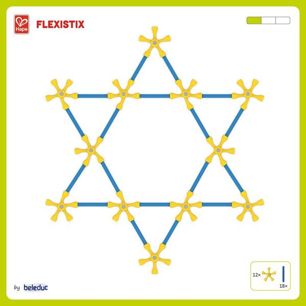 Flexistix (XXL Set), Bambusstäbe zum kreativen Bauen, ab 4 Jahre