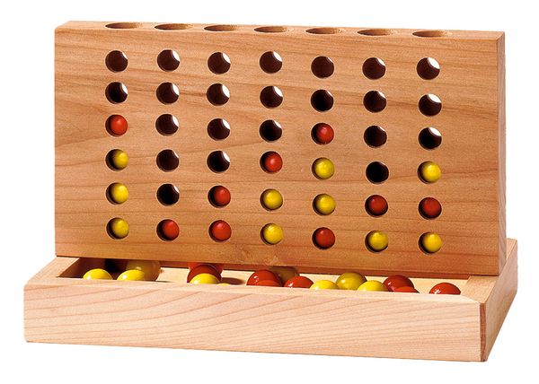 GOKI "Vier gewinnt"-Spiel aus Holz, ab 5 Jahre GOKI "Vier gewinnt"-Spiel aus Holz, ab 5 Jahre