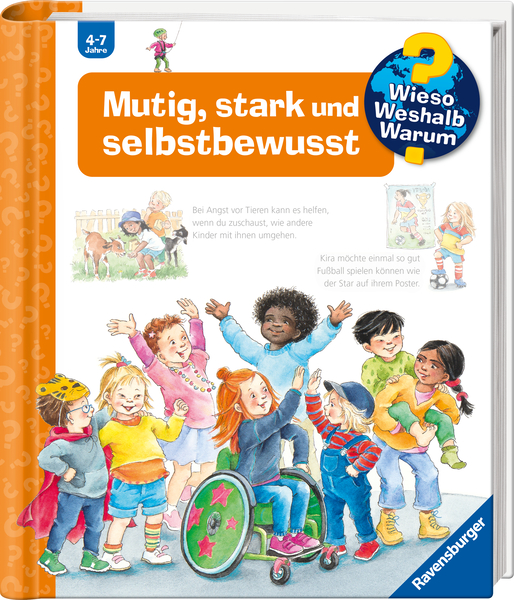 Kinderbuch, Poster, Illustration, Rollstuhl, Gruppe von Kindern