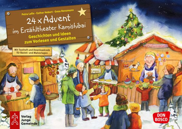 Advent calendar, Kamitshibai theatre, Kamishibai, Children's book, Christmas market
