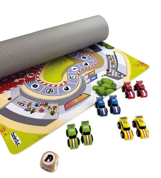 Wahrschienlich, Würfel, Rennbahn, Spielbrett, Autos