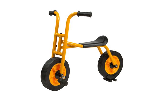 dreirad, fahrrad, kinderfahrzeug, prachenkinder, gelb