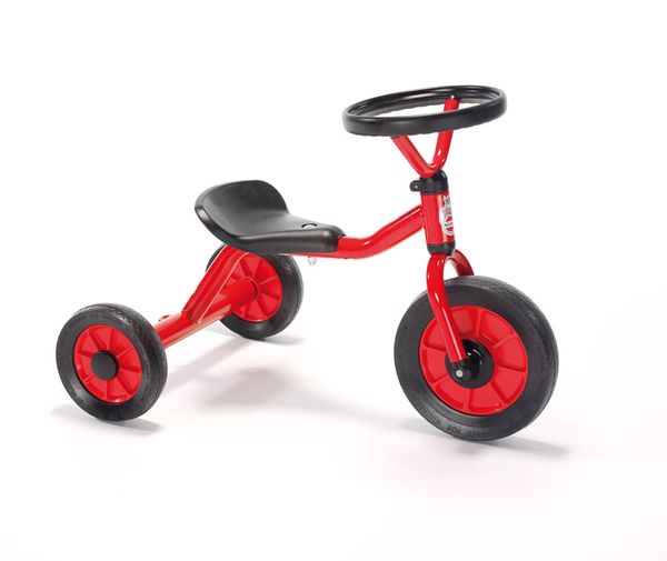 Wagen, Riskiwagen, Balancebike, Dreirad, rot