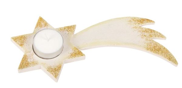 Teelichthalter Sternschnuppe  Teelichthalter Sternschnuppe