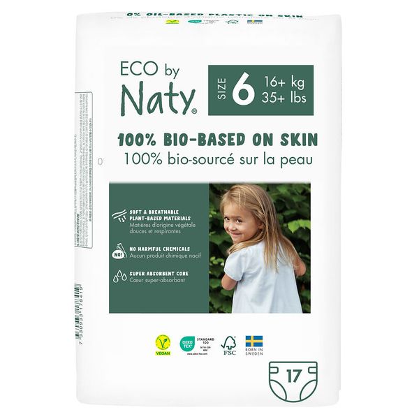 NATY Ökowindeln, Größe 6 (>16 kg), 17 Stück