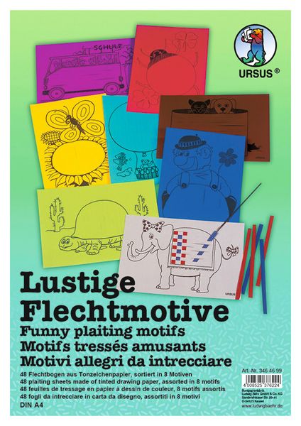 Lustige Flechtmotive, 48 Blatt Lustige Flechtmotive, 48 Blatt