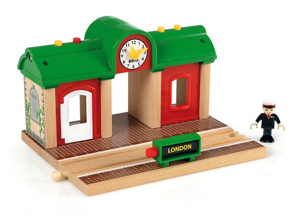 BRIO Sprechender Bahnhof, 3 Teile, ab 3 Jahre