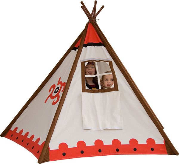 teepee, kindertent, spielzelt, stoffzelt, fensterfalle