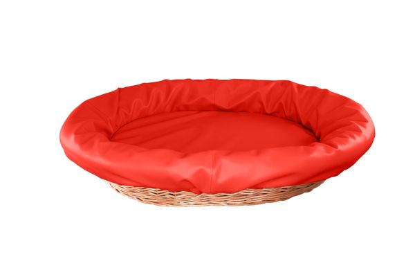 Babykörbchen klein (90 cm), Kunstleder, Farbe wählbar