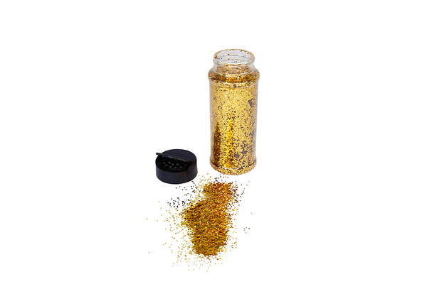 Feines Bio Glitter, 2 Dosen je 85g (gold & silber)