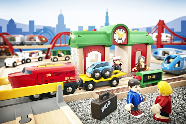 BRIO Sprechender Bahnhof, 3 Teile, ab 3 Jahre