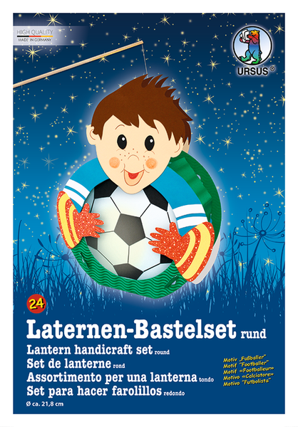 Rundlaternen-Bastelset, "Motiv wählbar", Ø ca. 22 cm, 1 Set Rundlaternen-Bastelset, "Motiv wählbar", Ø ca. 22 cm, 1 Set
