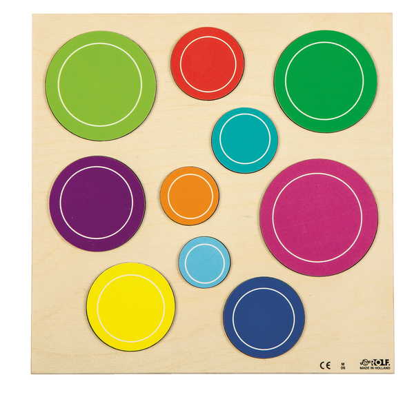 Reliefpuzzle Entdecke die Größen, 2 Puzzle, 2 x 15 Teile, ab 3 Jahre