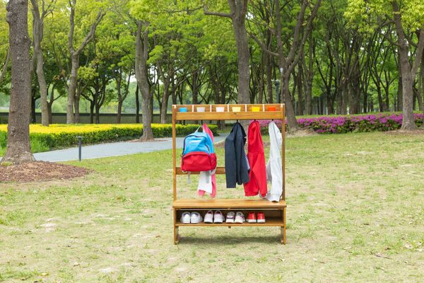 Outdoor-Garderobe, LxBxH 101 x 36 x 120 cm Outdoor-Garderobe, LxBxH 101 x 36 x 120 cm