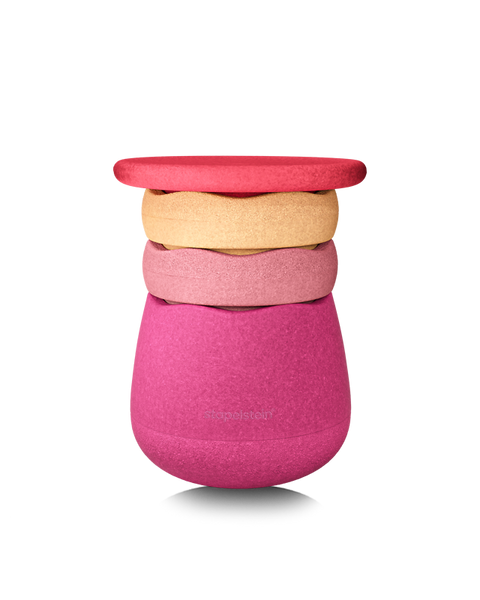 Make-up-Schwamm, Blending-Schwamm, pinkes Schwämmchen, gestackter Schwamm, Schminkschwamm