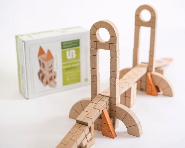 Bausteine Mini Unit Bricks, Holz, 72 Teile, ab 3 Jahre Bausteine Mini Unit Bricks, Holz, 72 Teile, ab 3 Jahre