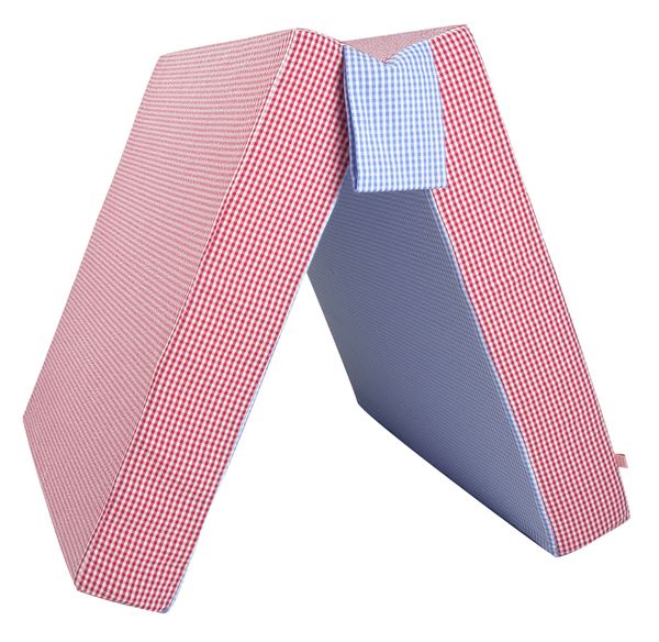 Klapppolster Karo, 10 cm hoch