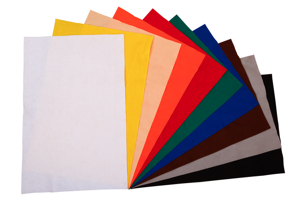 FOLIA Bastelfilz, farbig sortiert, 45 x 70 cm, 10 bogen