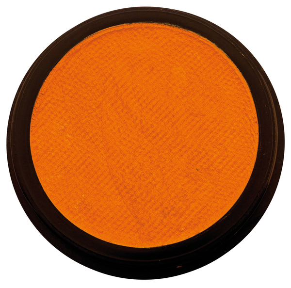 orange, puder, kompakt, make-up, kosmetik