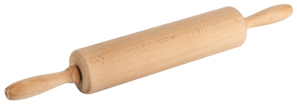 Teigrolle aus Buchenholz, 25 cm