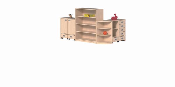 Korpusregalsysteme "PIA" Regalsystem (B/H/T: 244 x 80/120 x 40/142 cm)