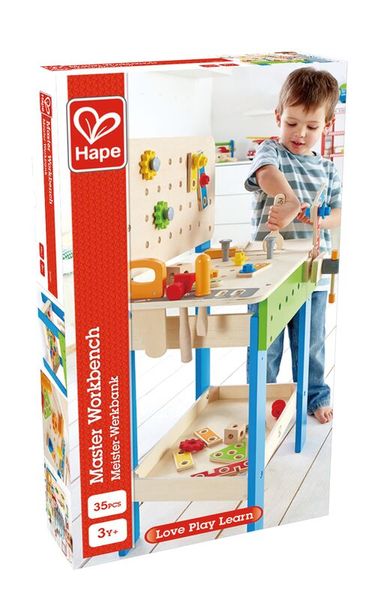 HAPE Werkbank inklusive Zubehör (35 Teile)