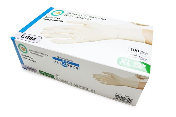 Einweghandschuhe, Nitril-Handschuhe, Hautfreundlich, Schutzhandschuhe, XL-Größe