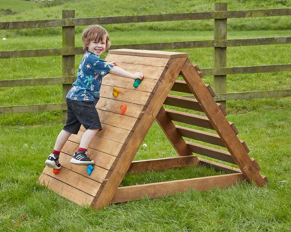Kletterwand, Spielgerät, Holz, Kind, Outdoor